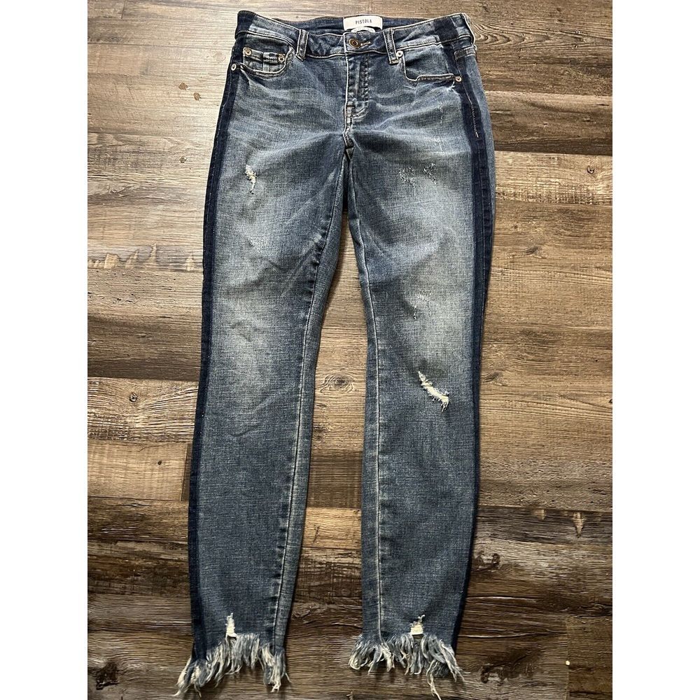 Pistola Jeans Size 26 Distressed‎ Jeans Raw Hem